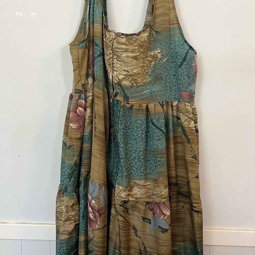 Kantha Bae Silk Celeste Jumpsuit